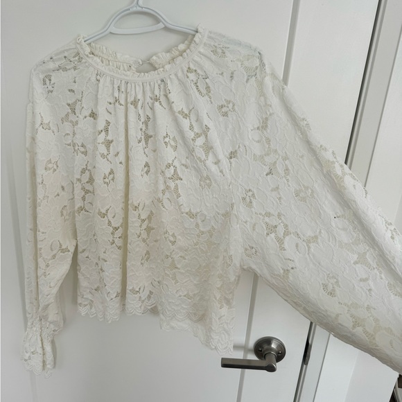 Free People Olivia Lace Top - Picture 4 of 6